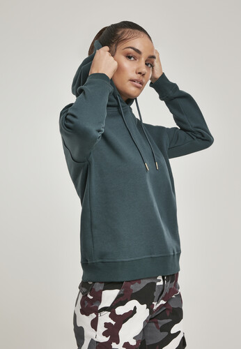 Толстовка URBAN CLASSICS Ladies Hoody Bottle Green фото 6