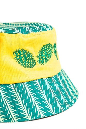 Панама ЗАПОРОЖЕЦ Shishki Green/Yellow фото 15