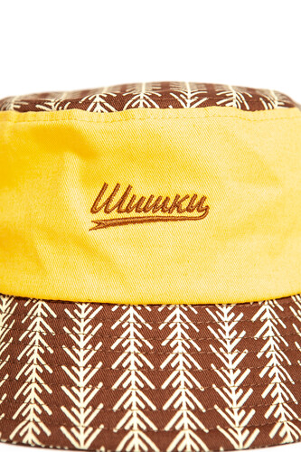 Панама ЗАПОРОЖЕЦ Shishki Brown/Yellow фото 14
