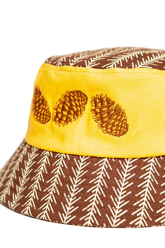 Панама ЗАПОРОЖЕЦ Shishki Brown/Yellow фото 13