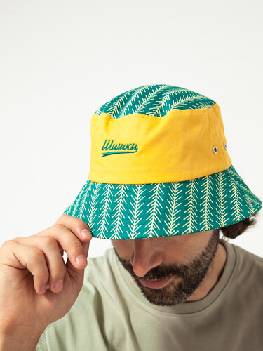 Панама ЗАПОРОЖЕЦ Shishki Green/Yellow фото 22