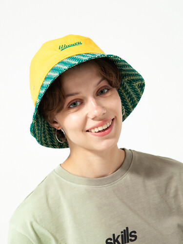 Панама ЗАПОРОЖЕЦ Shishki Green/Yellow фото 19
