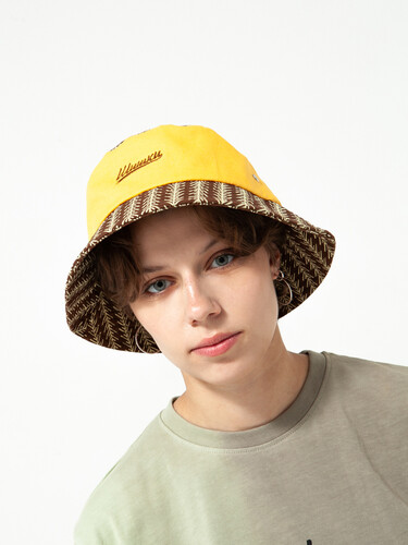 Панама ЗАПОРОЖЕЦ Shishki Brown/Yellow фото 15