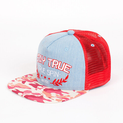 Бейсболка TRUESPIN Air Force Trucker Cap Red фото 5