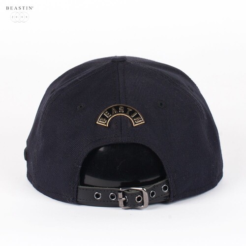 Бейсболка BEASTIN Above All Strapback Cap Black-Off-White-Wool фото 8