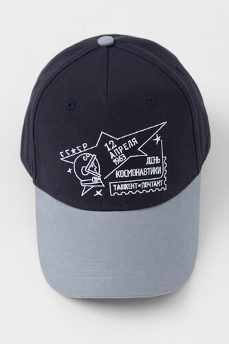 Бейсболка ЗАПОРОЖЕЦ х МУЗЕЙ КОСМОНАВТИКИ Kosmos Navy фото 12