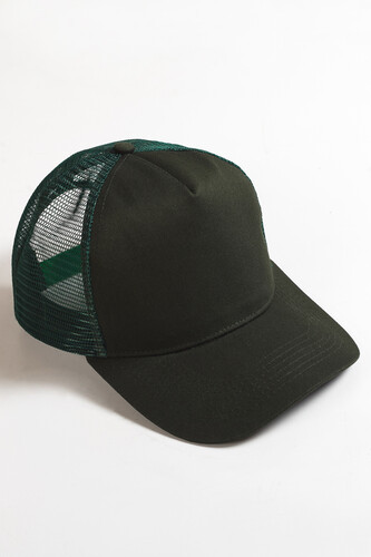 Бейсболка TRUESPIN Blank Round Visor Trucker Dark Green фото 4