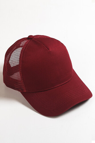 Бейсболка TRUESPIN Blank Round Visor Trucker Bordeaux фото 4