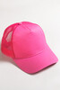 Бейсболка TRUESPIN Blank Round Visor Trucker Pink фото