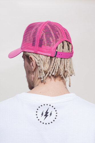 Бейсболка TRUESPIN Blank Round Visor Trucker Pink фото 6