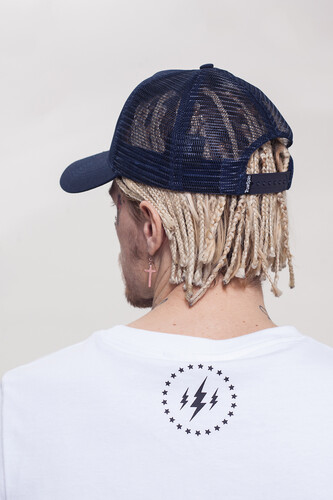 Бейсболка TRUESPIN Blank Round Visor Trucker Navy фото 6