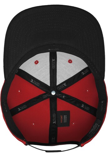Бейсболка FLEXFIT 110 Fitted Snapback Red/Blk фото 10