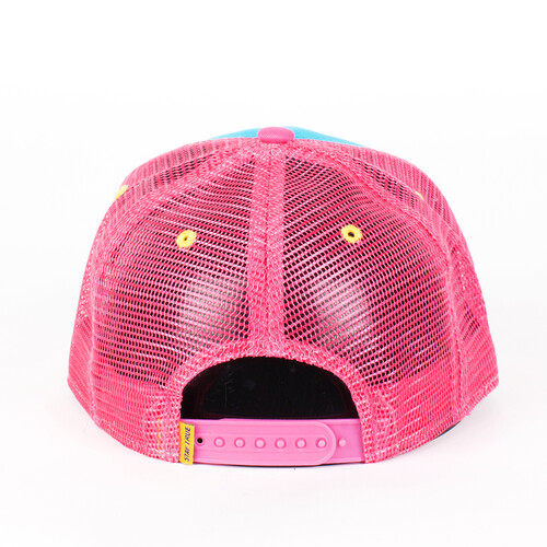 Бейсболка TRUESPIN 3 Tone Blank Trucker Cap Blue-Pink-Yellow фото 8