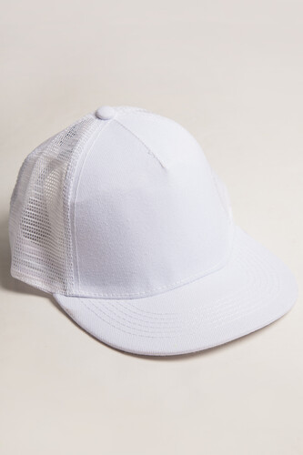Бейсболка TRUESPIN 5 Panel Trucker White фото 5