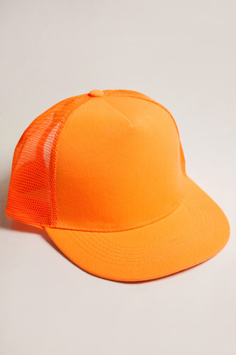 Бейсболка TRUESPIN 5 Panel Trucker Neon-Orange фото 5