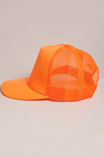 Бейсболка TRUESPIN 5 Panel Trucker Neon-Orange фото 7
