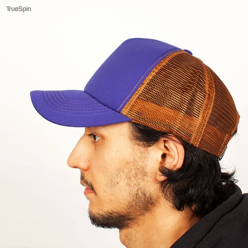 Бейсболка TRUESPIN Combo Trucker Purple-Beige фото 10