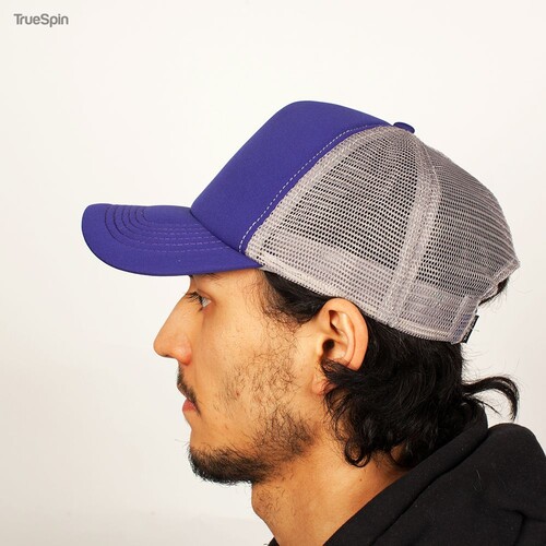 Бейсболка TRUESPIN Combo Trucker Purple-Dk-Grey фото 10