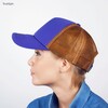 Бейсболка TRUESPIN Combo Trucker Purple-Beige фото 8