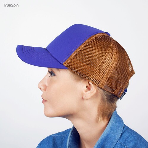 Бейсболка TRUESPIN Combo Trucker Purple-Beige фото 16