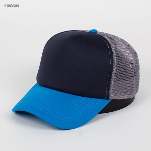 Бейсболка TRUESPIN Combo Trucker Navy-Grey-Turquoise фото 9