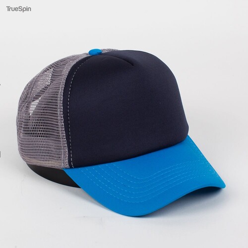 Бейсболка TRUESPIN Combo Trucker Navy-Grey-Turquoise фото 10