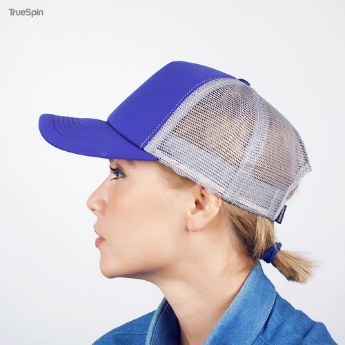 Бейсболка TRUESPIN Combo Trucker Purple-Dk-Grey фото 16