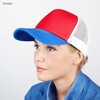 Бейсболка TRUESPIN Combo Trucker Red-White-Blue фото 3