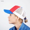 Бейсболка TRUESPIN Combo Trucker Red-White-Blue фото 4