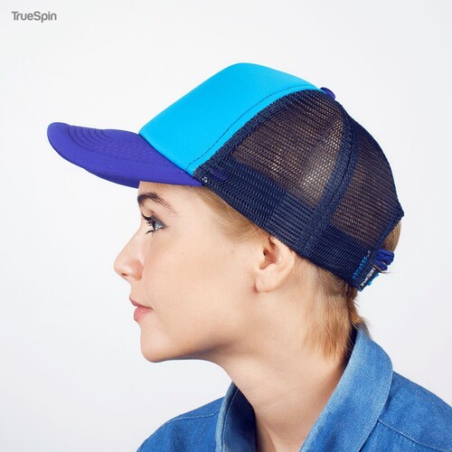 Бейсболка TRUESPIN Combo Trucker Turquoise-Navy-Purple фото 10