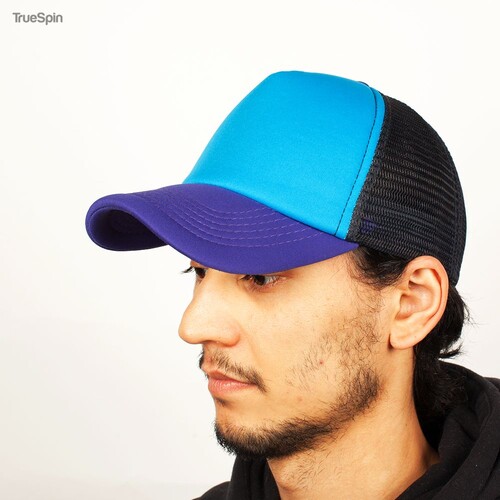 Бейсболка TRUESPIN Combo Trucker Turquoise-Navy-Purple фото 11