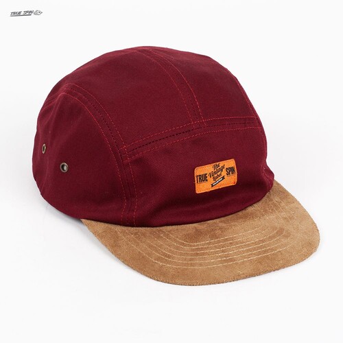 Бейсболка TRUESPIN Herritage 5 Panel Cap Burgundy-Brown фото 8
