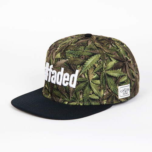 Бейсболка CAYLER & SONS #faded Cap Green Buds/Black/White фото 5