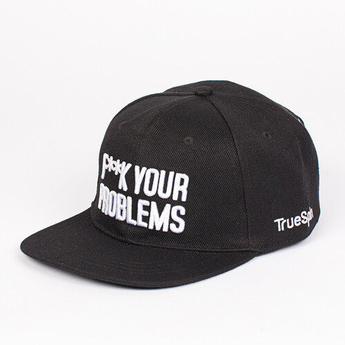 Бейсболка TRUESPIN Fuck Your Problems Black фото 6