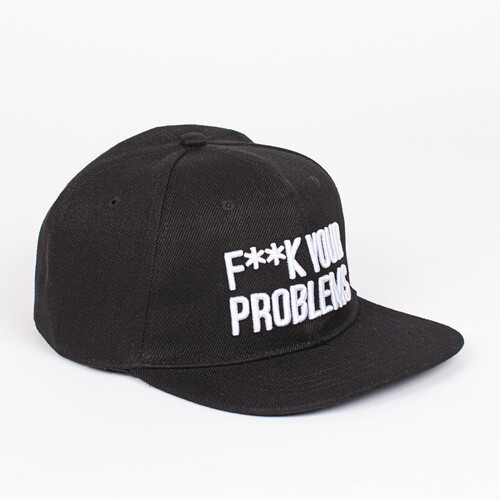 Бейсболка TRUESPIN Fuck Your Problems Black фото 8