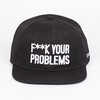 Бейсболка TRUESPIN Fuck Your Problems Black фото 5