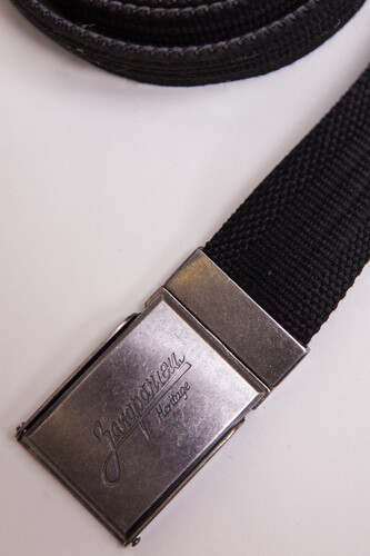 Ремень ЗАПОРОЖЕЦ Webbing Belt Лого Black/Grey фото 6