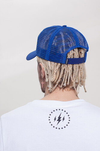 Бейсболка TRUESPIN Blank Round Visor Trucker Royal Blue фото 6