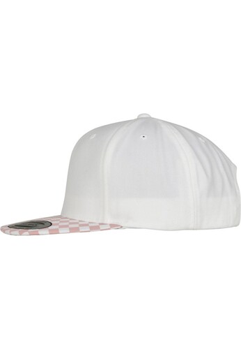 Бейсболка YUPOONG Checkerboard Snapback Lightrose/White фото 10