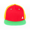 Бейсболка TRUESPIN 3 Tone Blank Trucker Cap Red-Yellow-Green фото 3