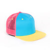 Бейсболка TRUESPIN 3 Tone Blank Trucker Cap Blue-Pink-Yellow фото 2