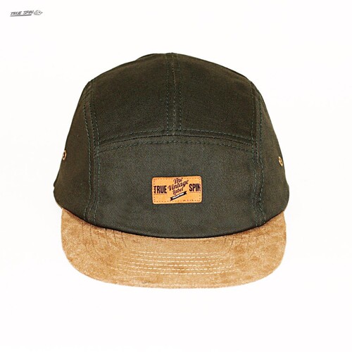 Бейсболка TRUESPIN Herritage 5 Panel Cap Green-Brown фото 7