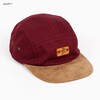 Бейсболка TRUESPIN Herritage 5 Panel Cap Burgundy-Brown фото 3