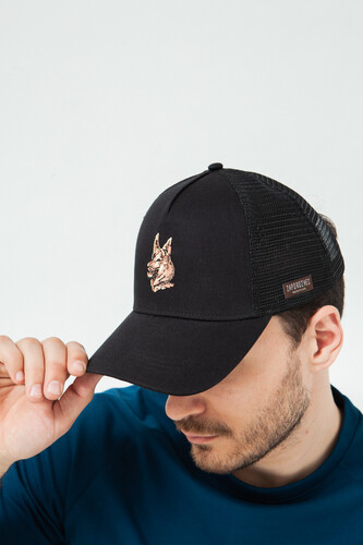 Бейсболка ЗАПОРОЖЕЦ Ovcharka Trucker Black фото 7