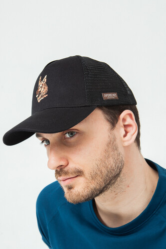 Бейсболка ЗАПОРОЖЕЦ Ovcharka Trucker Black фото 6