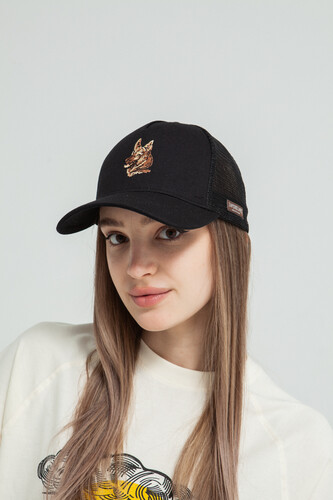 Бейсболка ЗАПОРОЖЕЦ Ovcharka Trucker Black фото 5