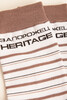Носки ЗАПОРОЖЕЦ HERITAGE Полоски 2019 Белый/Коричневый фото 4