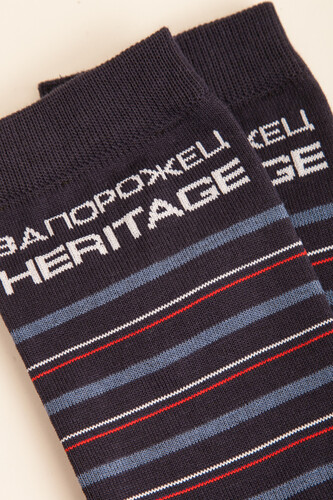 Носки ЗАПОРОЖЕЦ HERITAGE Полоски 2019 Темно-Синий фото 8