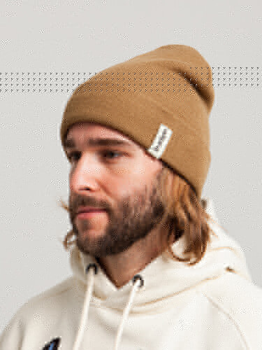 Шапка TRUESPIN Basic Beanie Beige фото 7