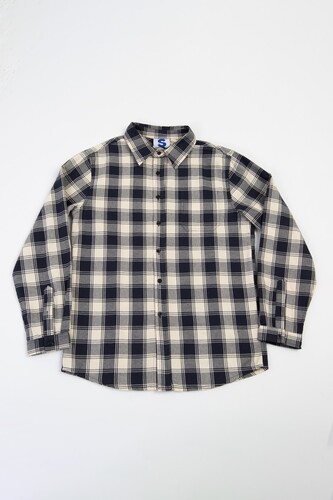 Рубашка TRUESPIN Flannel Shirt Navy/White фото 9